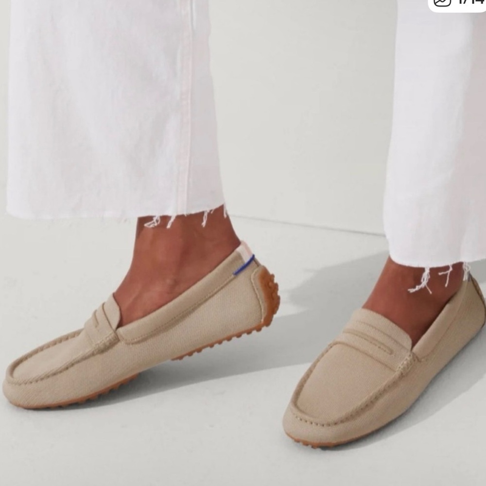 BNIB Rothy's The Driver Slip-On Loafers in Sesame - Picture 2 of 8